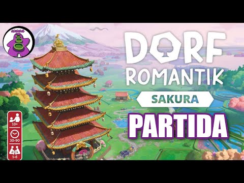 DORFROMANTIK SAKURA - Partida Juego de Mesa - Gameplay