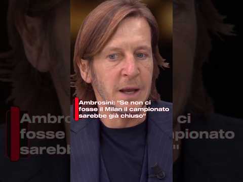 Video Ambrosini: Se non ci fosse il Milan il campionato sarebbe già chiuso