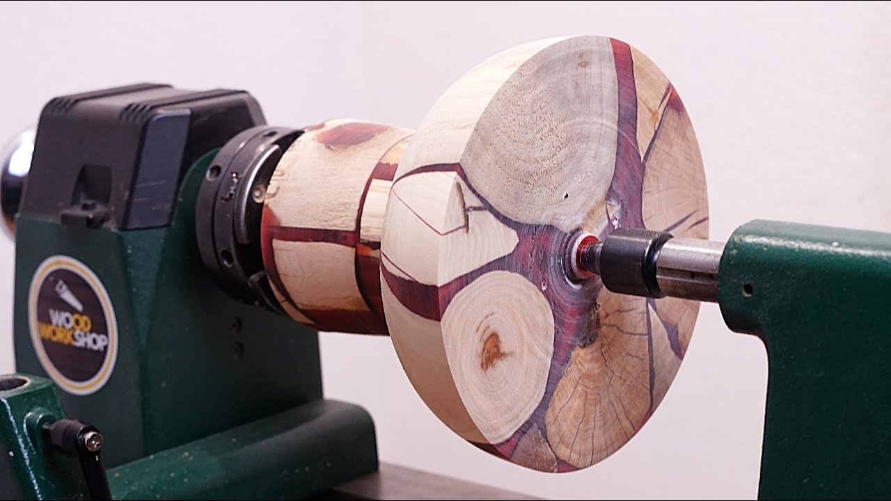 Woodturning: Different Woods Blend Together Perfectly