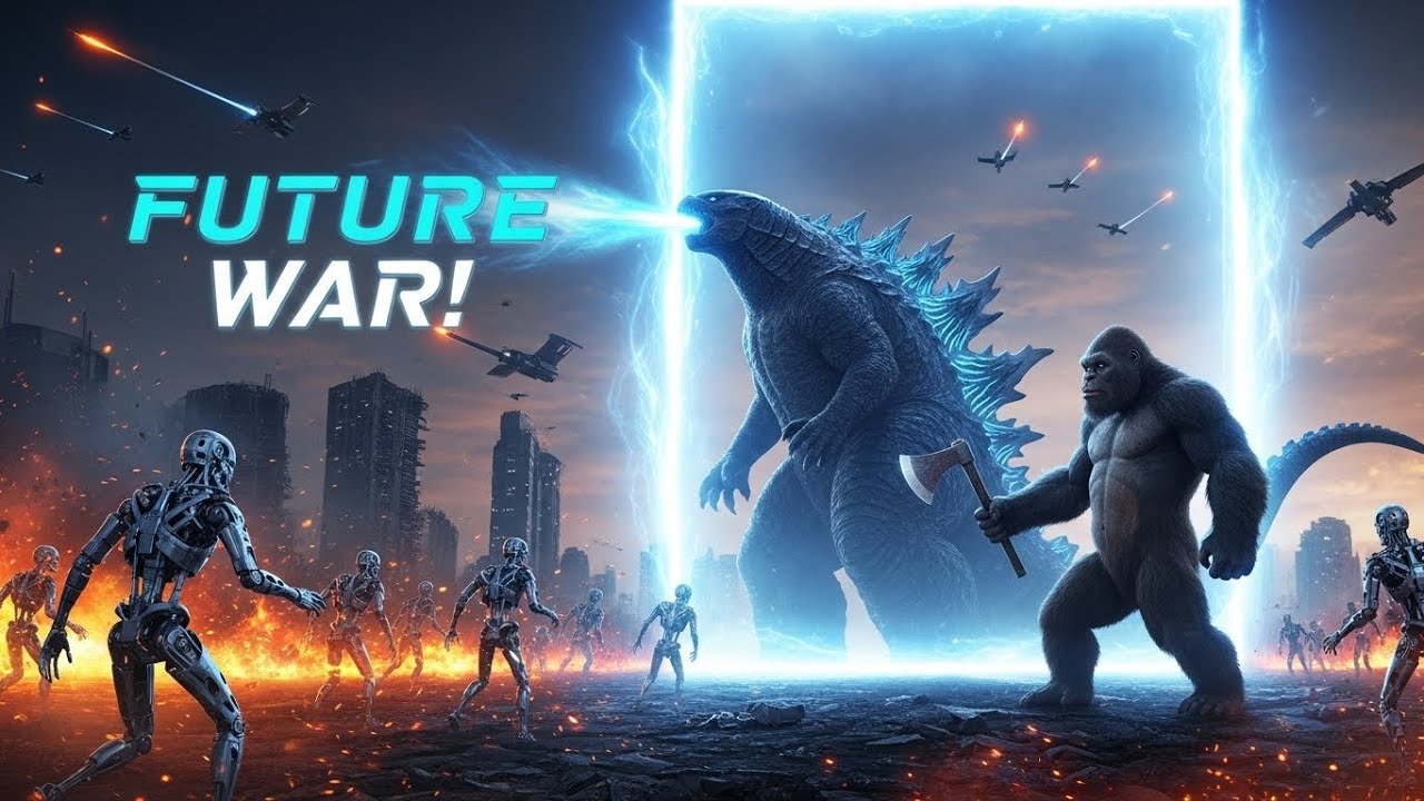 Godzilla x Kong: The Terminator War Episode 2 - Time Travel Battle! 🦖🦍