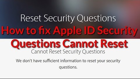 How long do i have to wait to reset my apple security questions