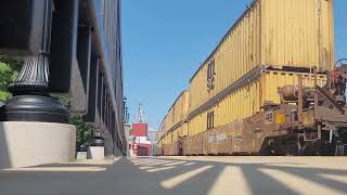 NS 25A with NS 4002 "Red Mane" leading in Culpeper Virginia