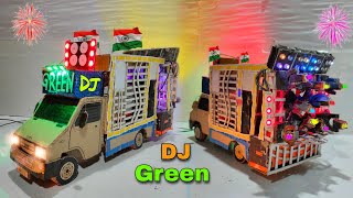 Dj Green Loading || Dj Gadi at Home | Dj Eicher kese banaye | new style Dj setup | Making Dj truck