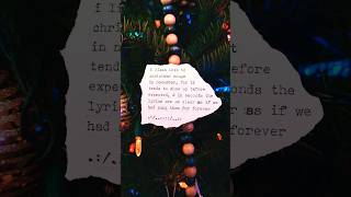 christmas songs in november | siluohette ☃️ #poetry #englishpoetry #englishpoem #poetryvideo