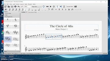 MuseScore 2: Part 2 (Palettes and Key Signatures)