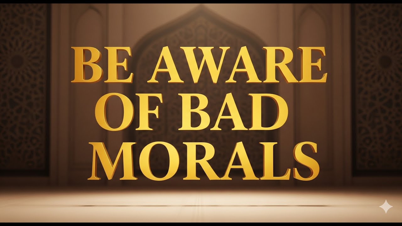 Be Aware of Bad Morals - YouTube