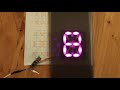 16 Segment display - ASCII test