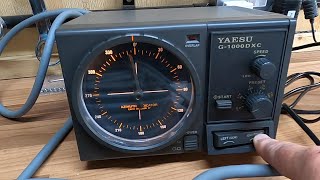 Yaesu G-1000DXC Antenna Rotator & Controller Performance Check & Alingment