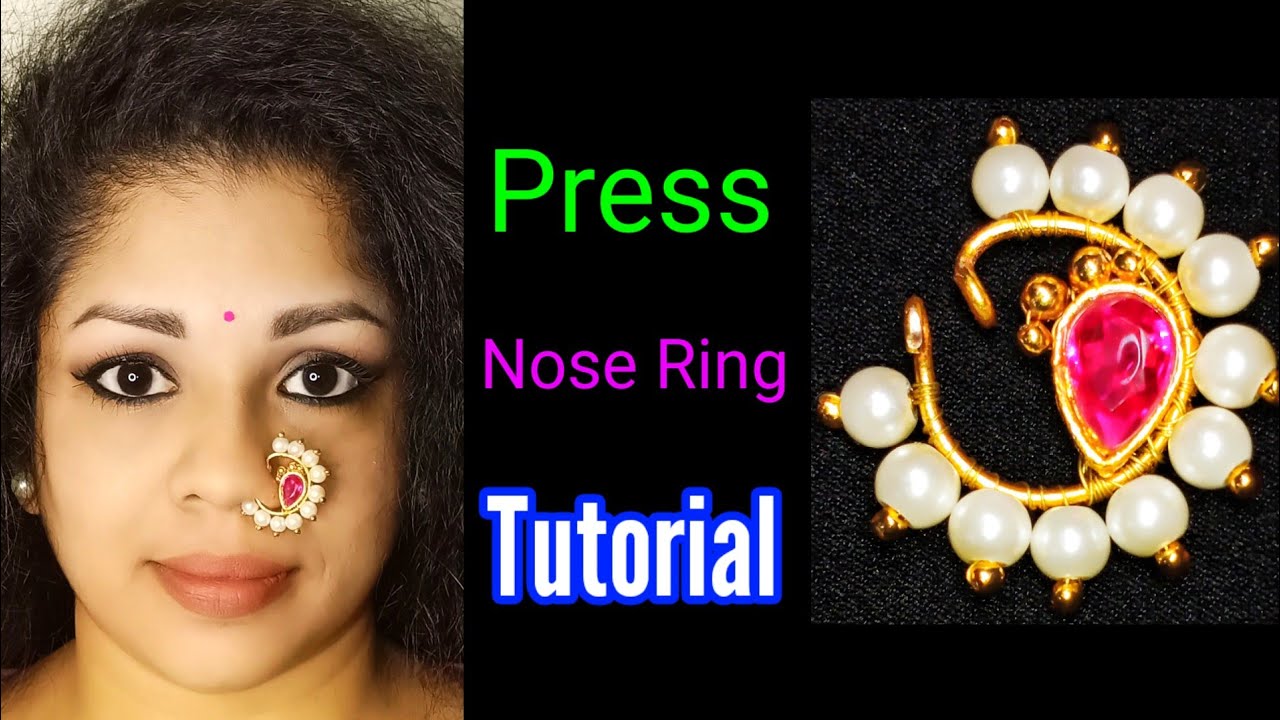 Buy kundan classic nose ring with gold plating fine kundan indian nath  bridal