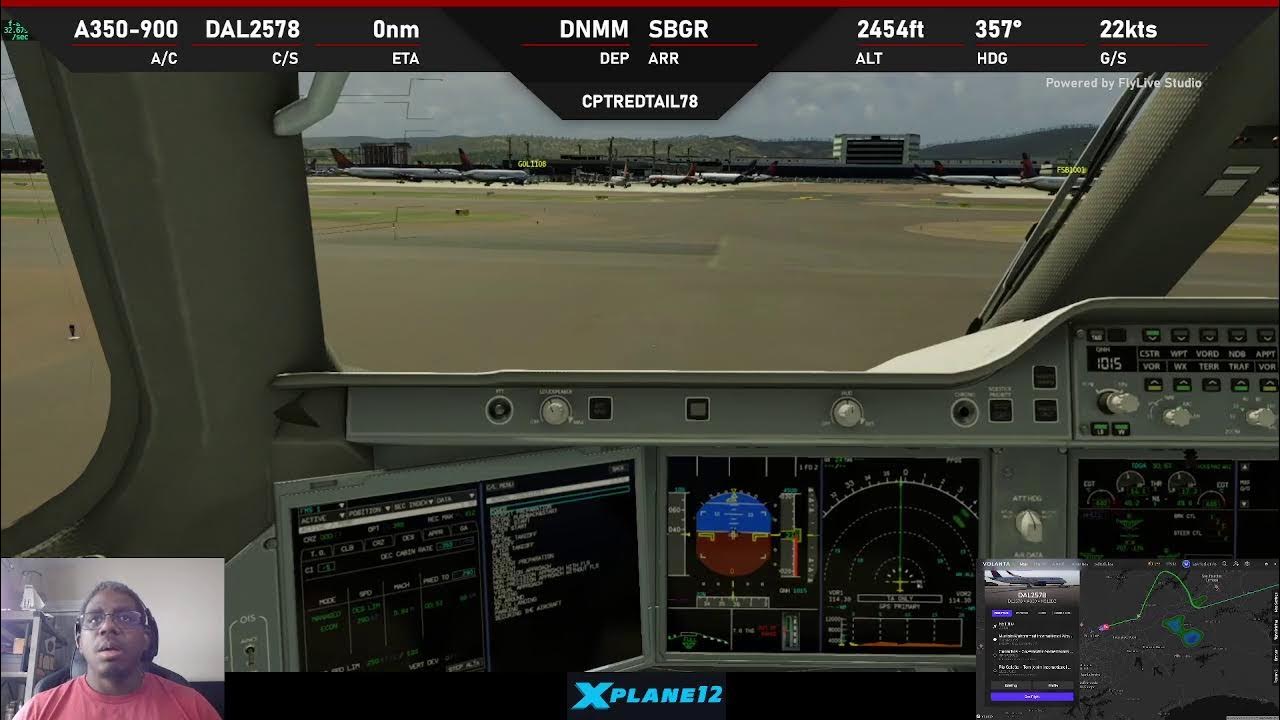 Cross the Pond Delta 2578 Lagos, Nigeria to Sao Paulo/ Guarulhos