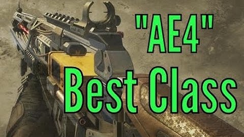 "AE4" Advanced Warfare: Best Class Setup!