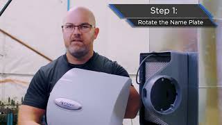 Watch the product video for Rotating a Humidifier During Installation for AprilAire Evaporative Humidifier Models 400, 500 & 600