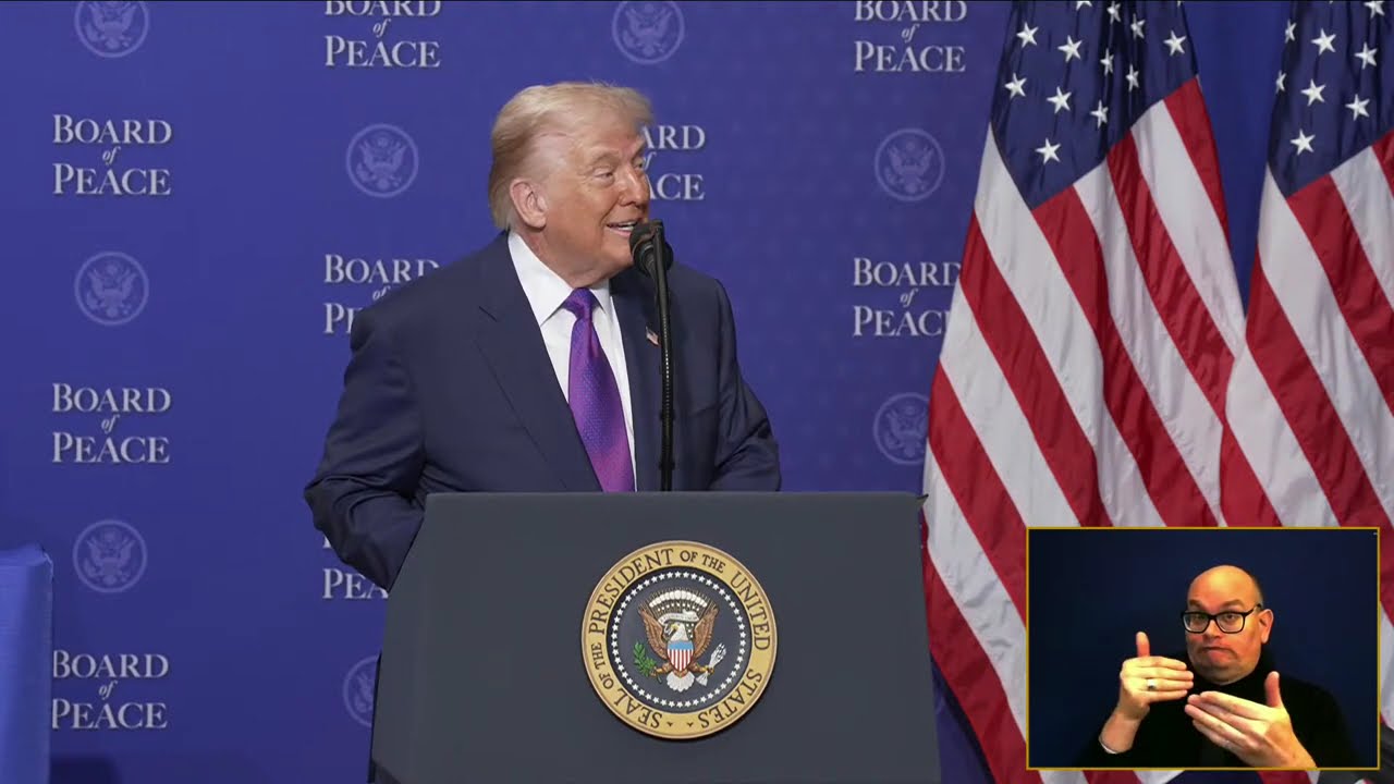 President Trump Participates in the Board of Peace Event