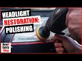 Headlight restoration by polishing only &amp; no sanding. Step by step guide.