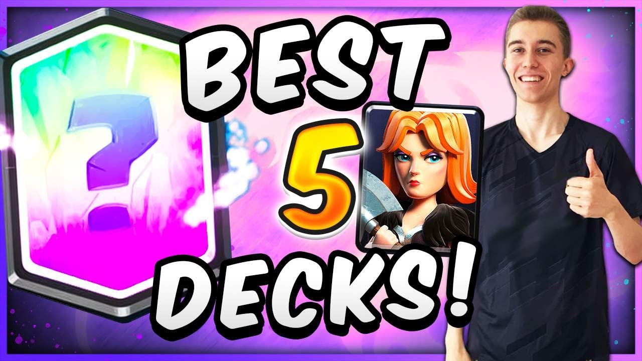 TOP 5 DECKS from the BEST PLAYERS IN THE WORLD! 🏆 — Clash Royale