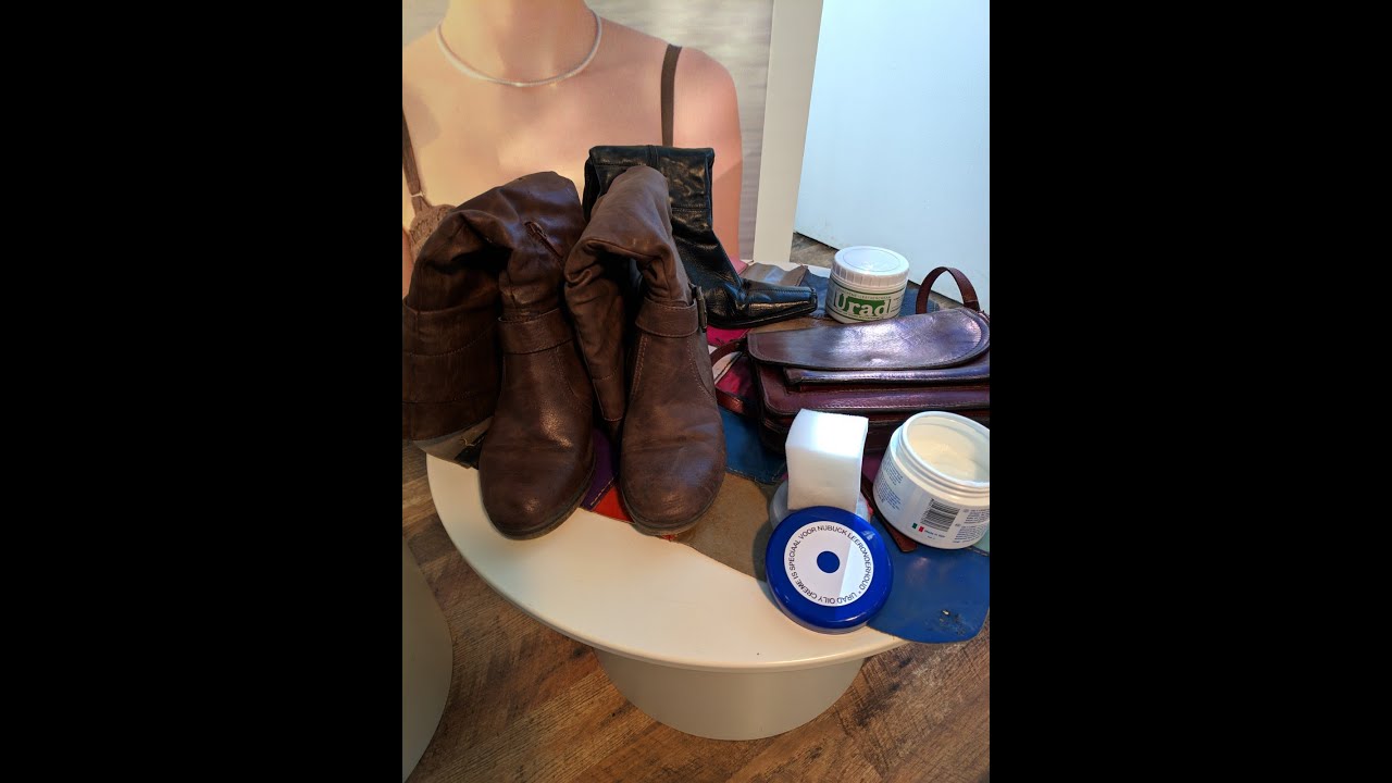 Nubuck leer schoonmaken en onderhouden. Met Urad Oily Nubuck