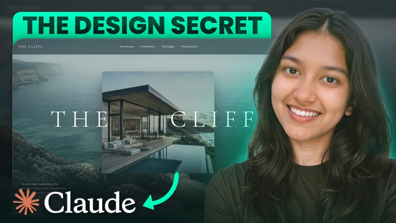 How I Build INSANELY Beautiful Websites Using Claude Code — Transcript