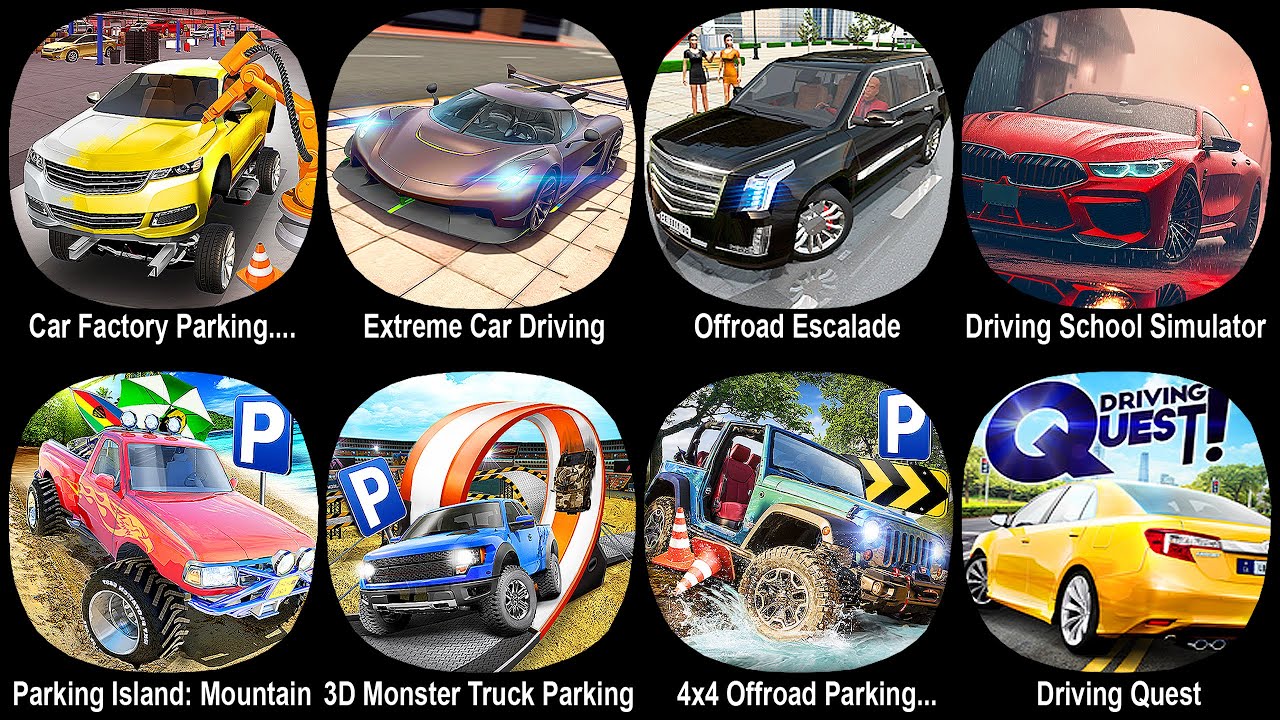 Ultimate 4x4 Offroad Parking Trucks :Car Driving Racing Simulator