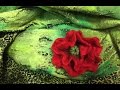 МАК  -- МОКРОЕ ВАЛЯНИЕ -- ЭТО ПРОСТО.Мастерская  Ирины Кузнецовой / WET FELTING POPPY