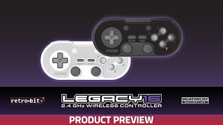 Legacy16 2.4 GHz Wireless Controller by Retro-Bit