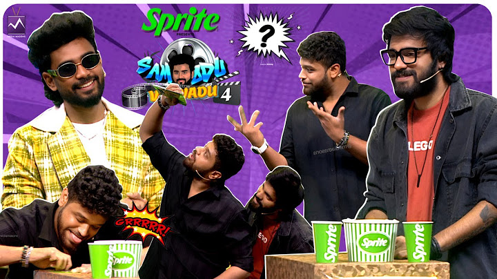 VJ Nikki 🤼‍♂️ VJ Rakesh Battle It Out! in Samodu Vilayadu along with Sam Vishal  | MediaMasons