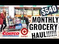 $540 MONTHLY GROCERY HAUL | SHOPPING FOR MY FAMILY OF 5 FOR ONE WHOLE MONTH!