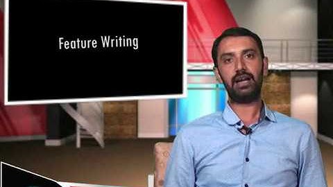 SDM E-Learning:63 Feature Writing( Dr.Hampesh K.S)