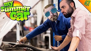 PUESTA A PUNTO EN EL MECÁNICO | MY SUMMER CAR Gameplay Español