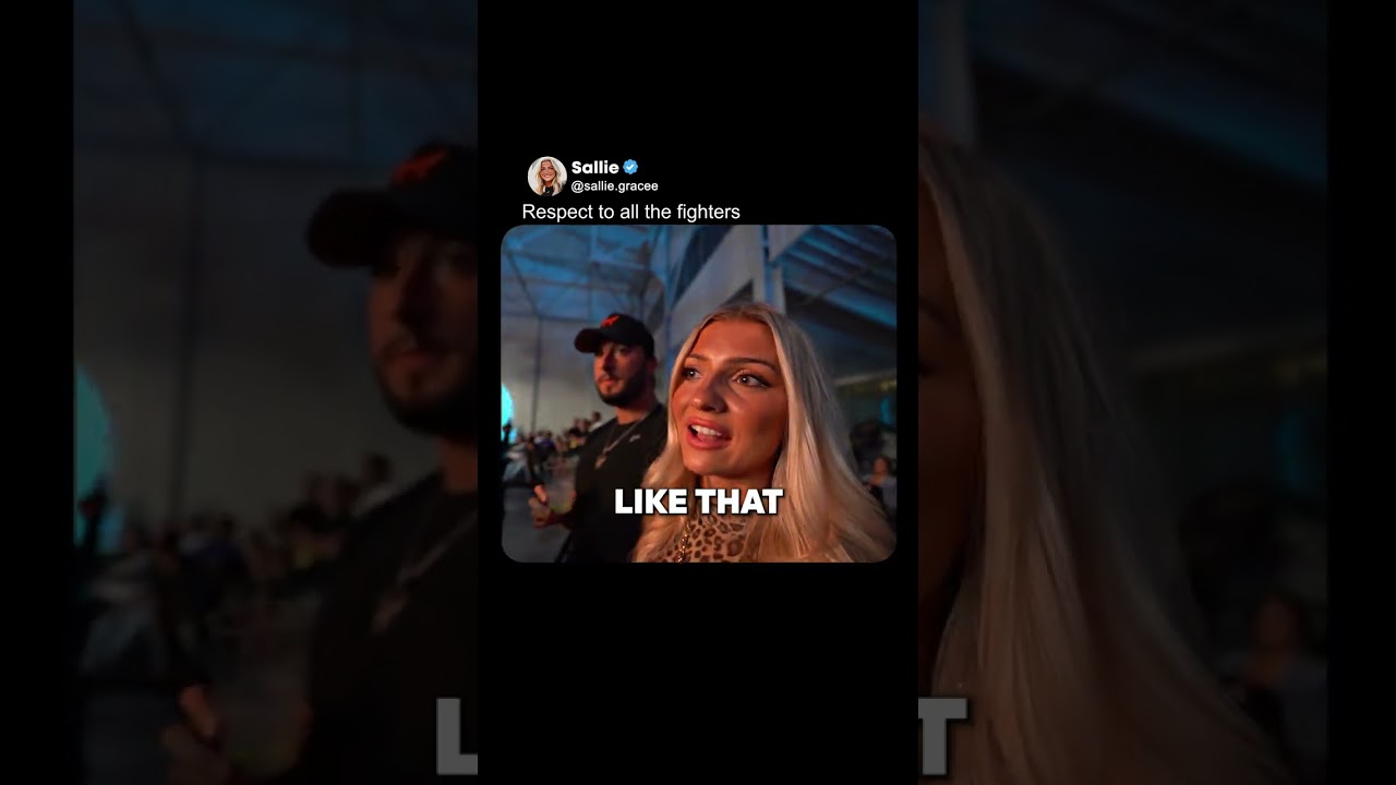 Tag your favorite fighter and see if they respond #boxing #mma #wwe #fight #salliegrace #ufc