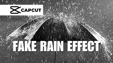 Raining Window Effect Tutorial! How To Apply This Fake Rain Effect To Your Videos On CapCut PC?