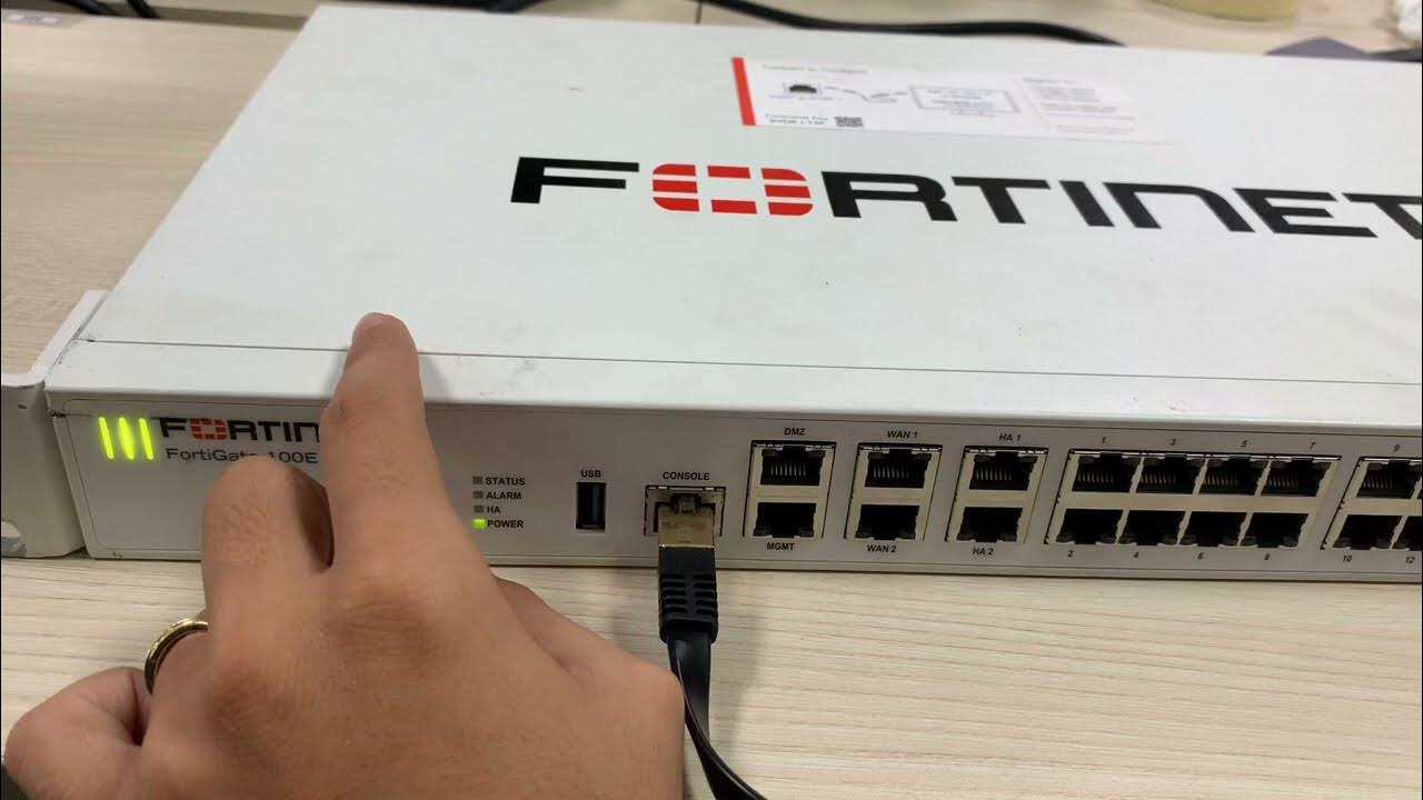 Factory reset fortinet 100e hard reset youtube