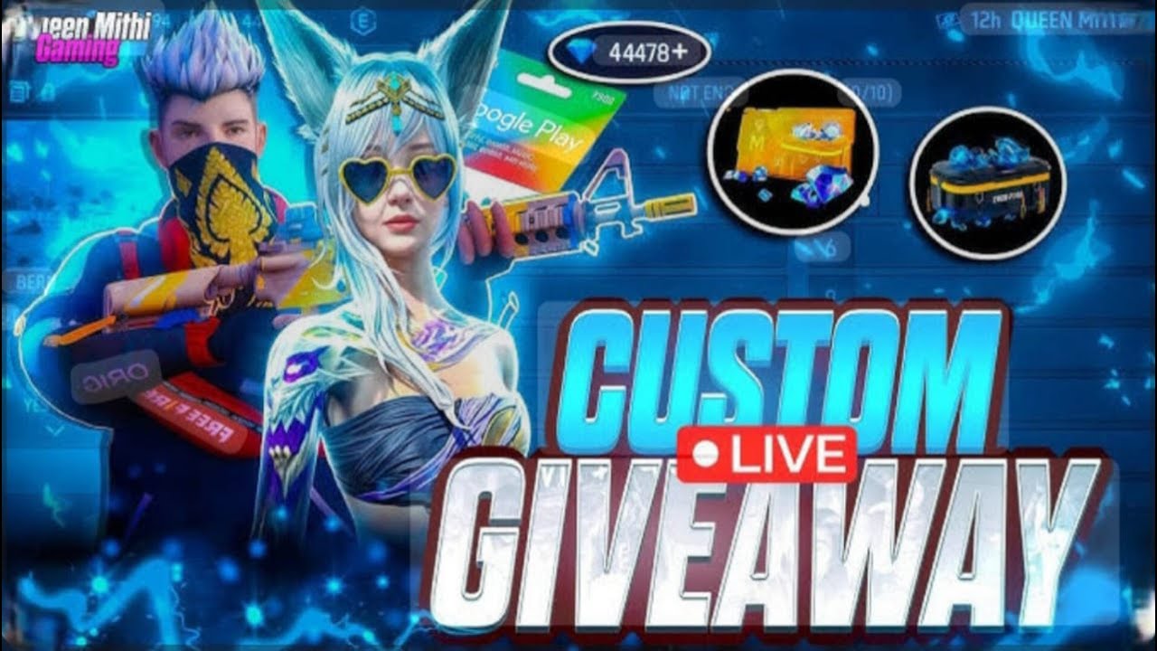 Free Fire Live Giveaway Costomer Rom @kalix Gaming