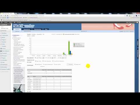 8. Statcounter dashboard inloggen