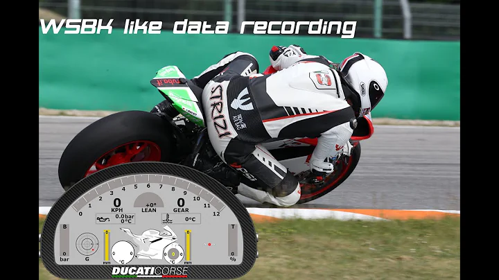 FPV on PANIGALE 1299 with WSBK like data recording...