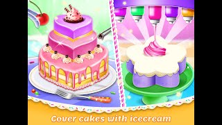 Ice Cream Cake Maker Dessert Chef || Best Cake Maker Game screenshot 5