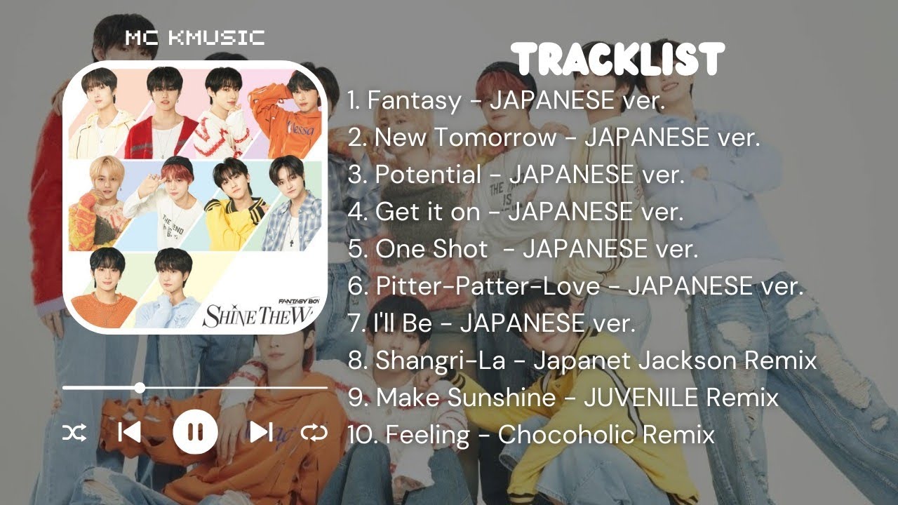 Full Album] FANTASY BOYS (판타지보이즈​) - JAPAN 1st ALBUM
