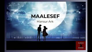 mansur ark - maalesef (slowed and reverb) Resimi