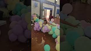 Popping Balloons!!! #foryou #youtubeshorts #fun #balloon