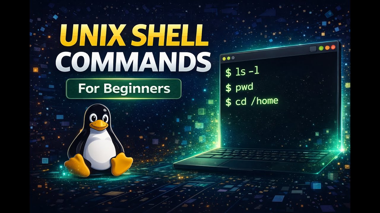 UNIX Shell Commands – Detailed Explanation for Beginners - YouTube
