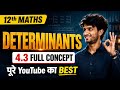 Class 12 Maths Chapter 4 Ex 4.3 Minors and Cofactors Full Explanation 🔥 NCERT Solutions 2026