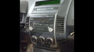 How to remove  the Radio on Mazda 5