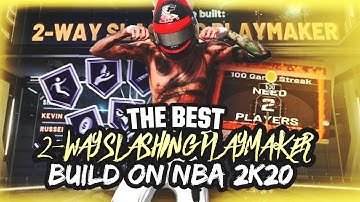 THE MOST OVERPOWERED BUILD in NBA 2K20|BEST 2-WAY SLASHING PLAYMAKER BUILD