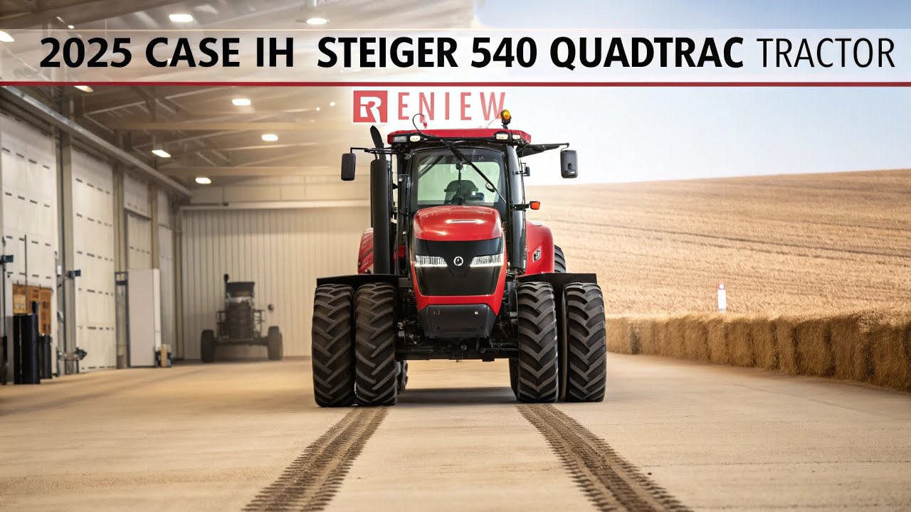 2025 Case IH Steiger 540 Quadtrac AFS Connect | Full Tractor Review ...