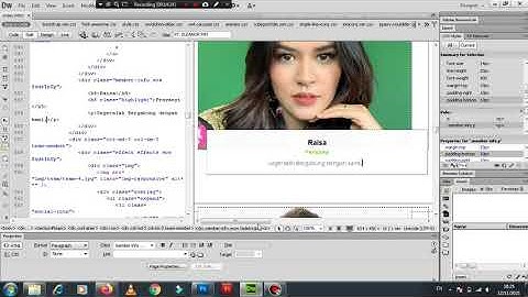 CARA MUDAH MENGEDIT TEMPLATE CSS DI DREAMWEAVER CS6