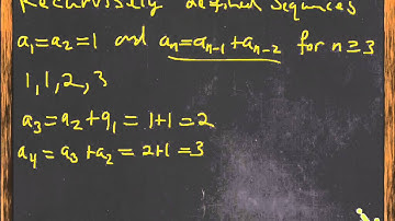 Recursively defined sequence examples