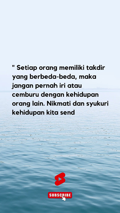 Nikmati dan syukuri kehidupan kita ini #story wa 30 detik #quotes #motivasi Islami