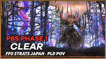 [FFXIV] P8S Phase 1 Clear (PLD POV) FFO Strats Japan - HEPHAISTOS Pandaemonium Abyssos SAVAGE