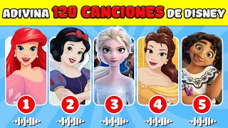 Adivina el PERSONAJE DE DISNEY por 120 CANCIONES DE DISNEY Elsa, Belle,Mirabel, Ariel |NT Adivinar