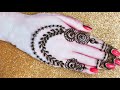 Jewellery style mehndi design for hand  wedding special jewellery mehndi  new easy mehndi design