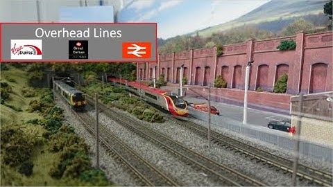 Adding N gauge overhead lines (OHLE)